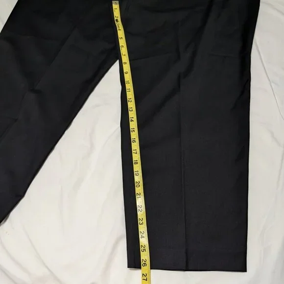 Jones New York Womens Navy Stretch Runway Slim Pants 20W Polyester Blend Career - Picture 13 of 16